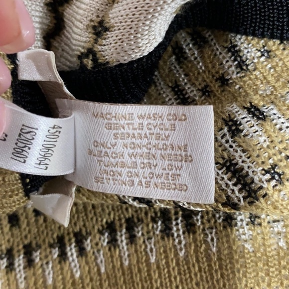 Chico’s Colorful Zigzag Pattern Open Front Cardigan Duster Size Chicos 1 - Picture 8 of 9